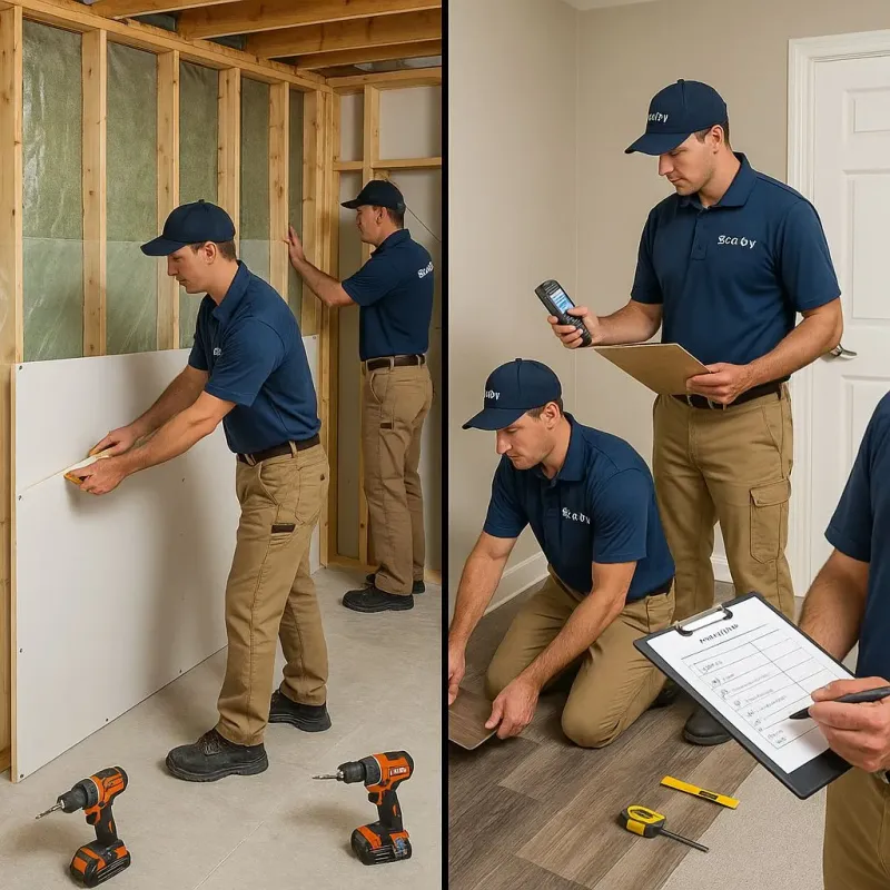 Repairs and Reconstruction process in Spencer, MA